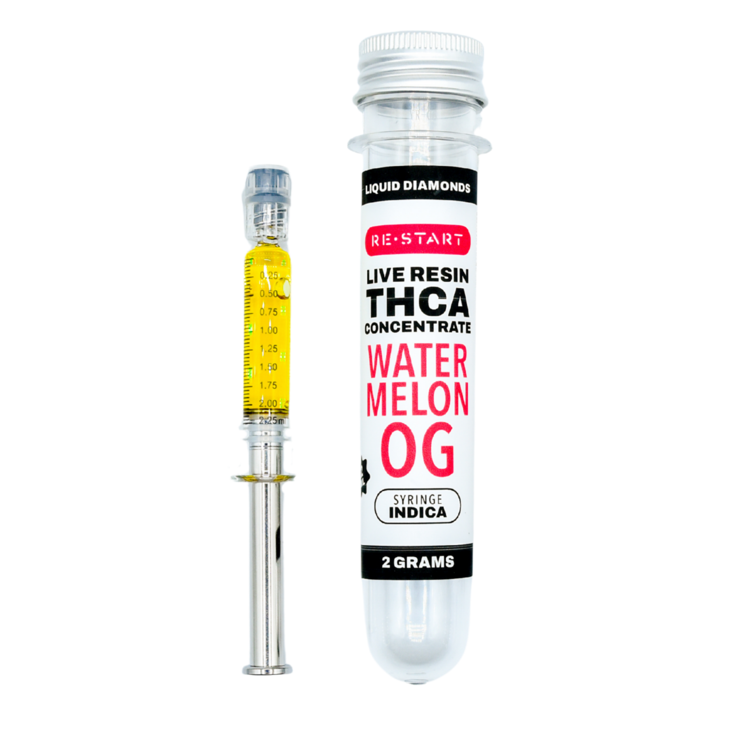 THCA Live Resin Dab Syringe (I) Watermelon OG + Free Accessory / 2mL/2G